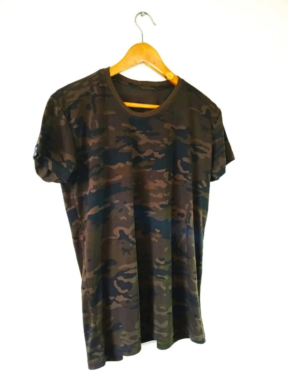 Camisa do Exército - Estilo Tático que Valoriza os Braços