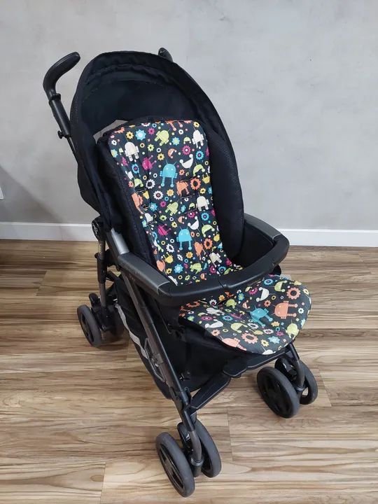 Carrinho Peg Perego Pliko P3 na cor preta - Foto 3