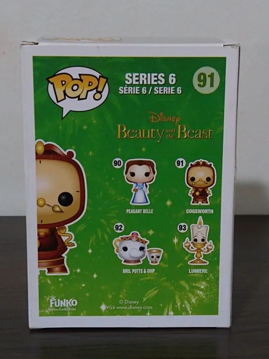 Funko Pop Cogsworth 91 The Beauty & The Beast - A Bela E A Fera - Foto 3