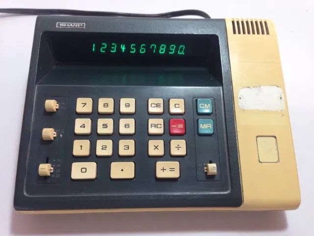 Calculadora Antiga Sharp 110v Retro Vintage -(Usado)*Funcionando* - Foto 2