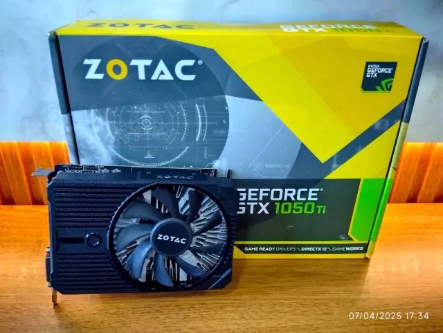 Placa de Video GTX 1050 Ti 4Gb Zotac - Aceito Troca - Entrego/Envio