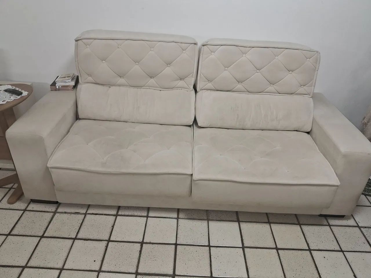 Sofá retrátil 3 lugares 