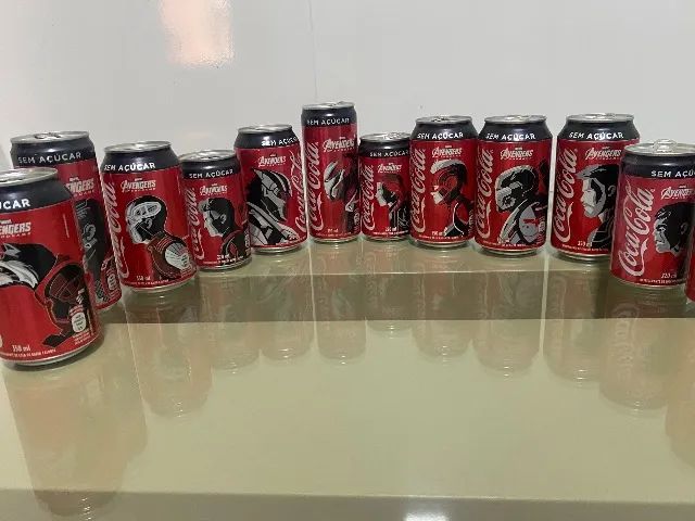 Coleção Latas Coca Cola Vingadores Ultimato. - Foto 5