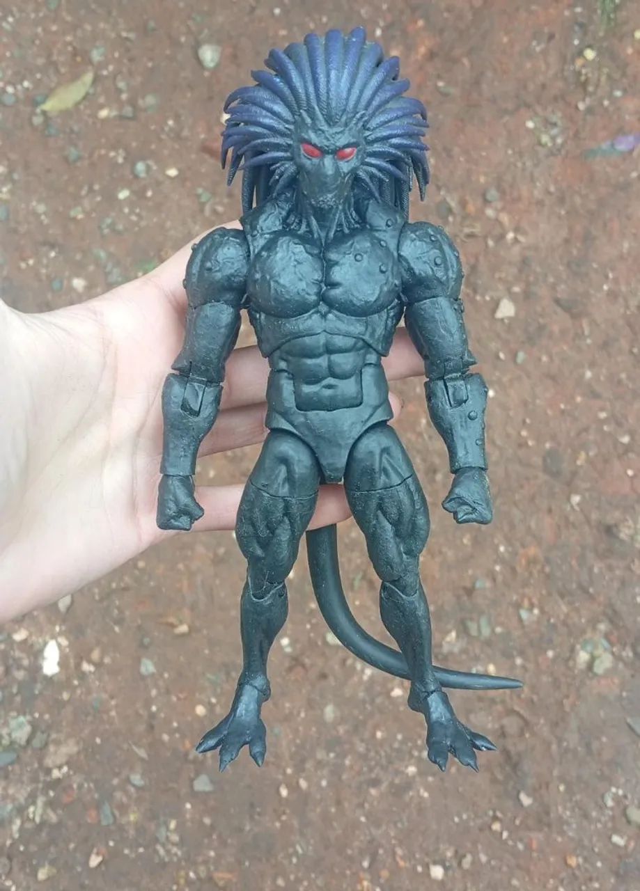 Boneco Marvel legends coração negro custom - Foto 5
