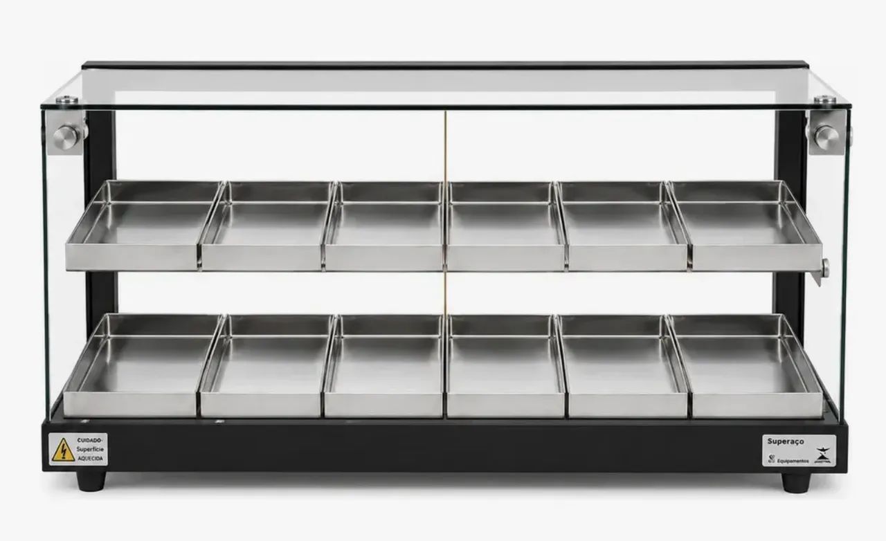 Estufa com bandeja de inox 
