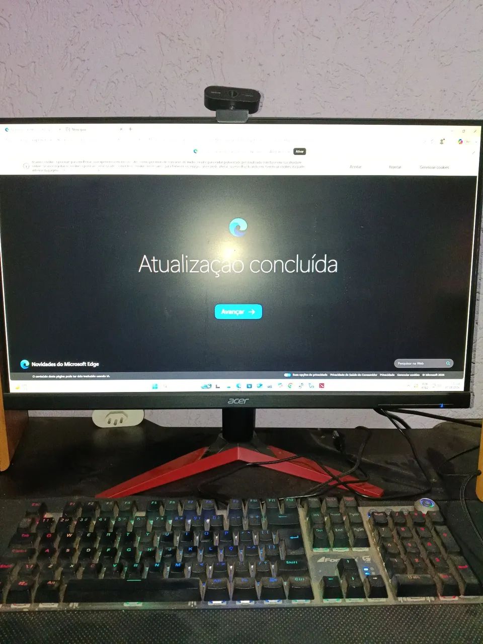 Monitor acer 27 polegadas gamer 165Hz