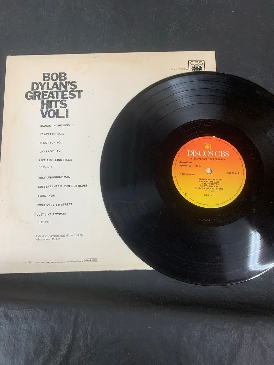 Grandes sucesso de Bob Dilan em vinil, 1975 - Foto 2