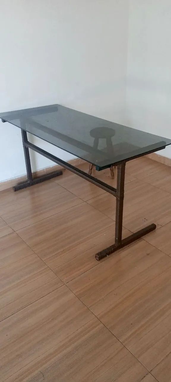 Mesa de vidro, com fibra - Foto 4