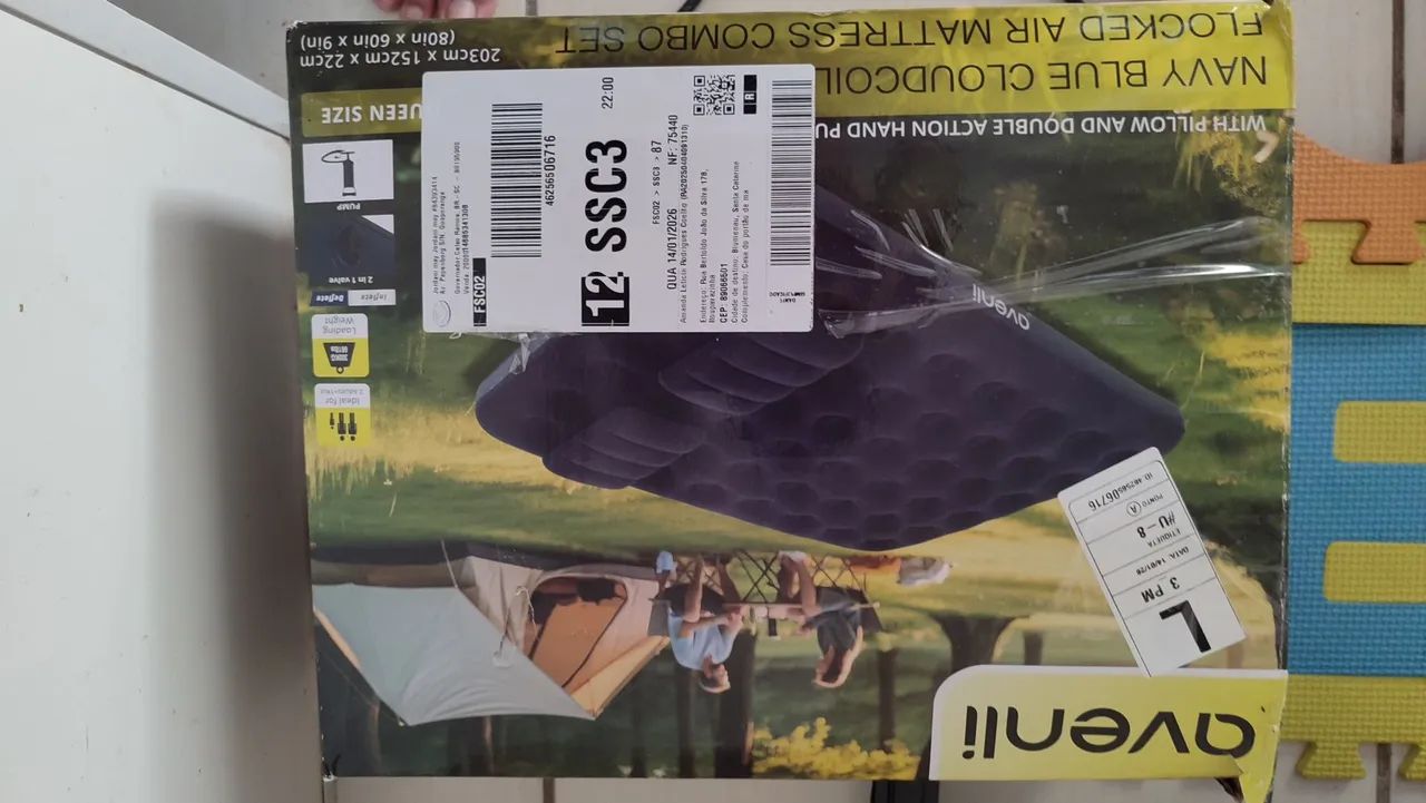 Cama inflável QUEEN 65614999693314120