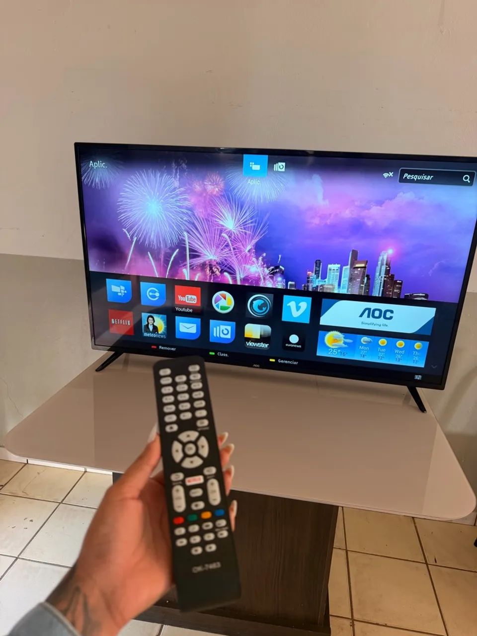 Tv 55 polegadas smart - entrego  - Foto 2
