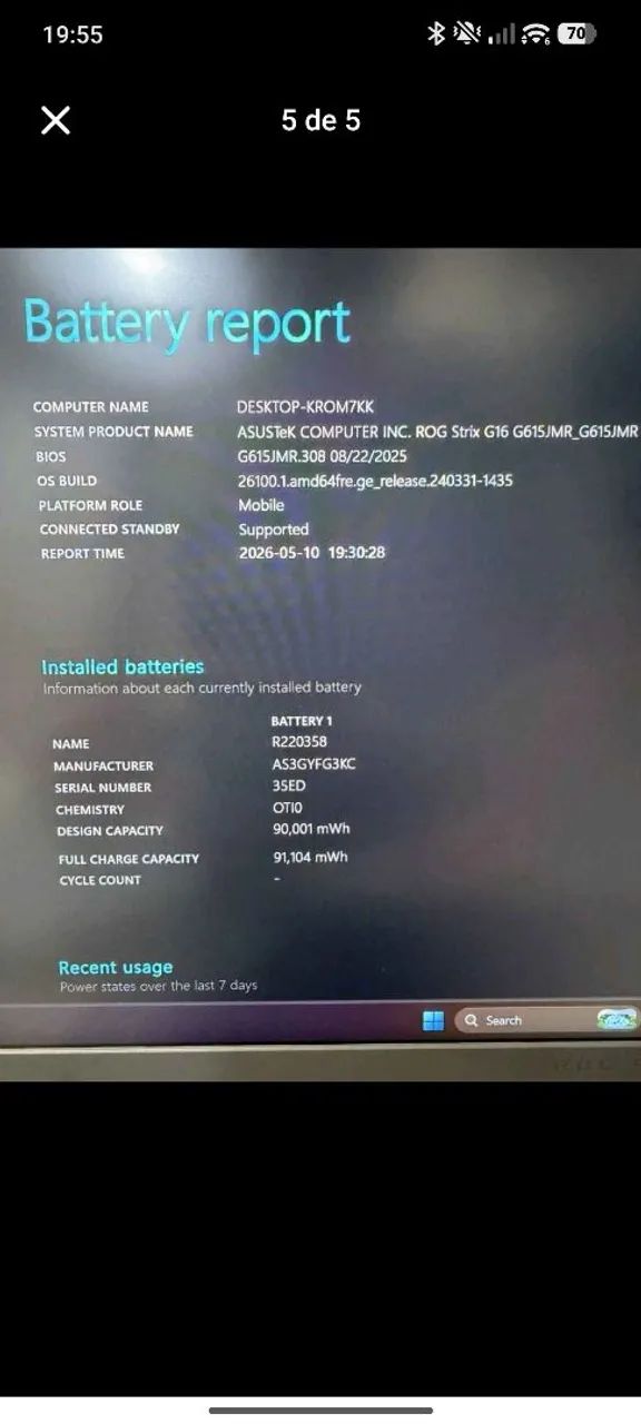 Notebook Rog Strix G16 RTX 5060 - Foto 5