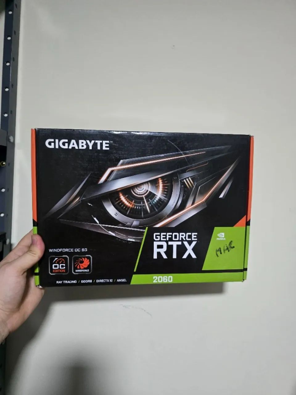 Placa de vídeo RTX 2060 6GB GIGABYTE
