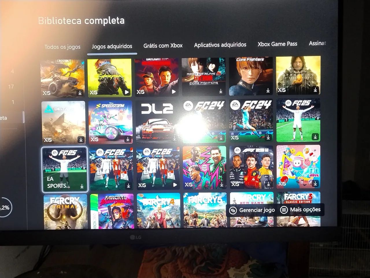 Xbox séries, com jogos, 2 controles e pilhas  - Foto 5