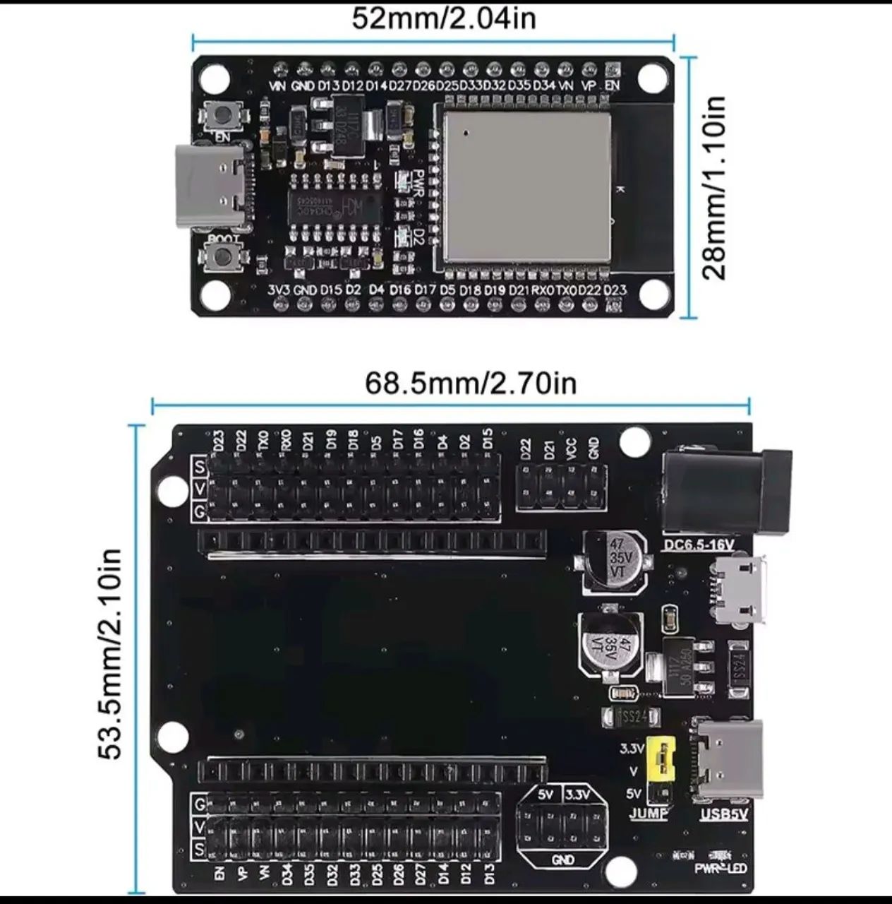 ESP32 com.placa de expansão - Foto 3