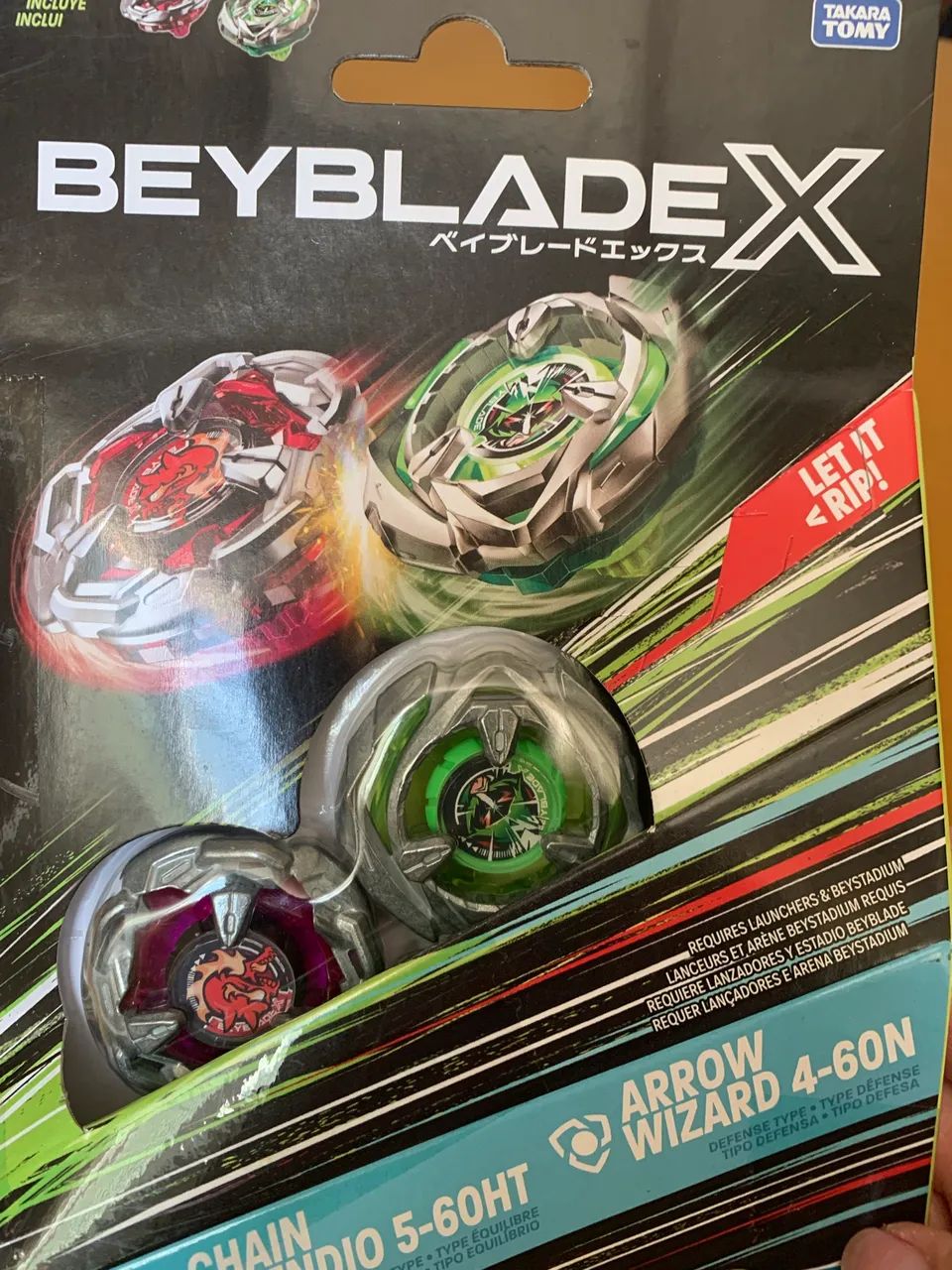 BEYBLADE x com 2 piões  - Foto 2