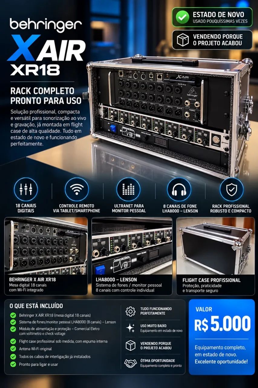 Rack Completo XR18