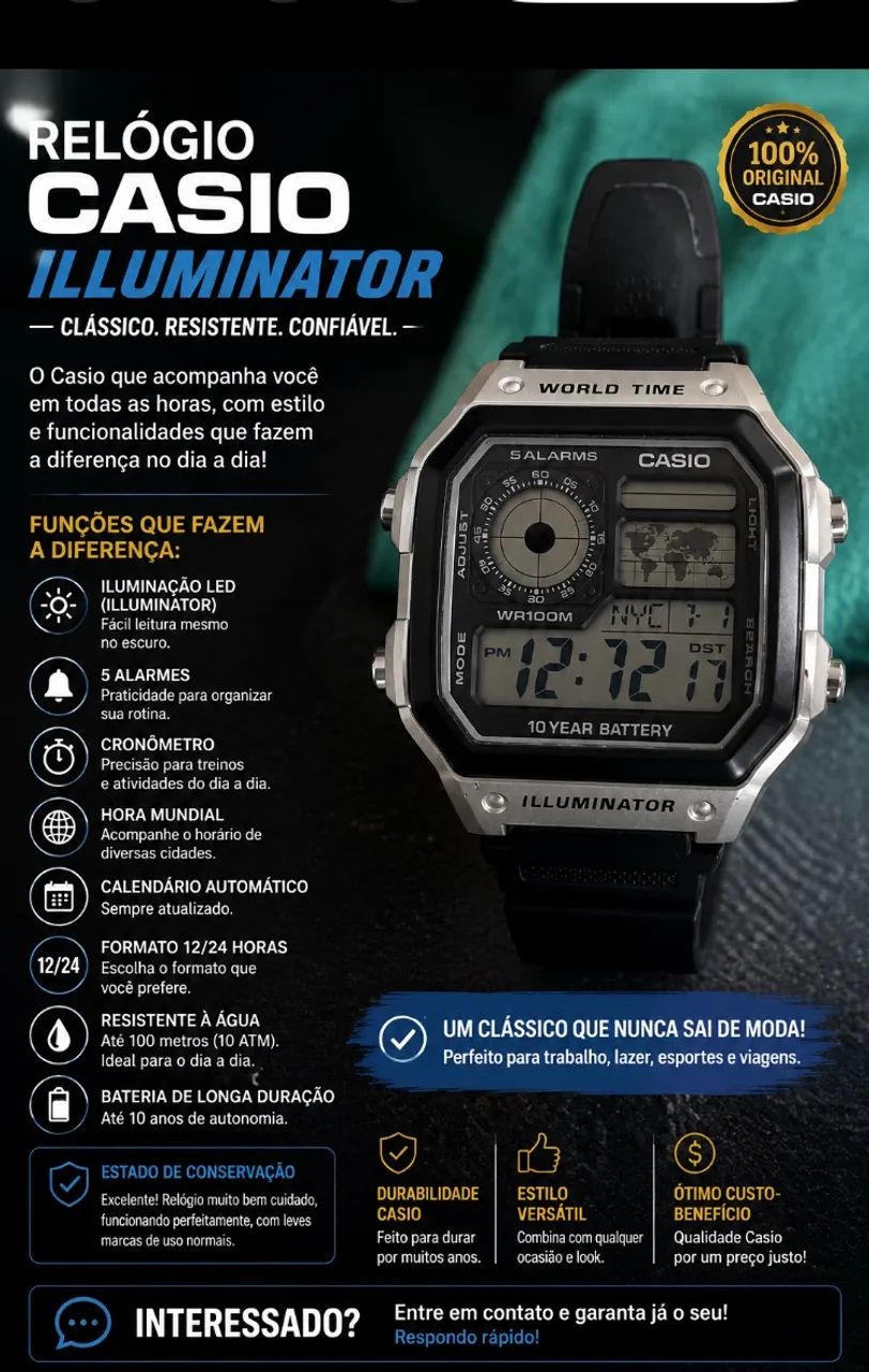 Relógio Casio  - Foto 2