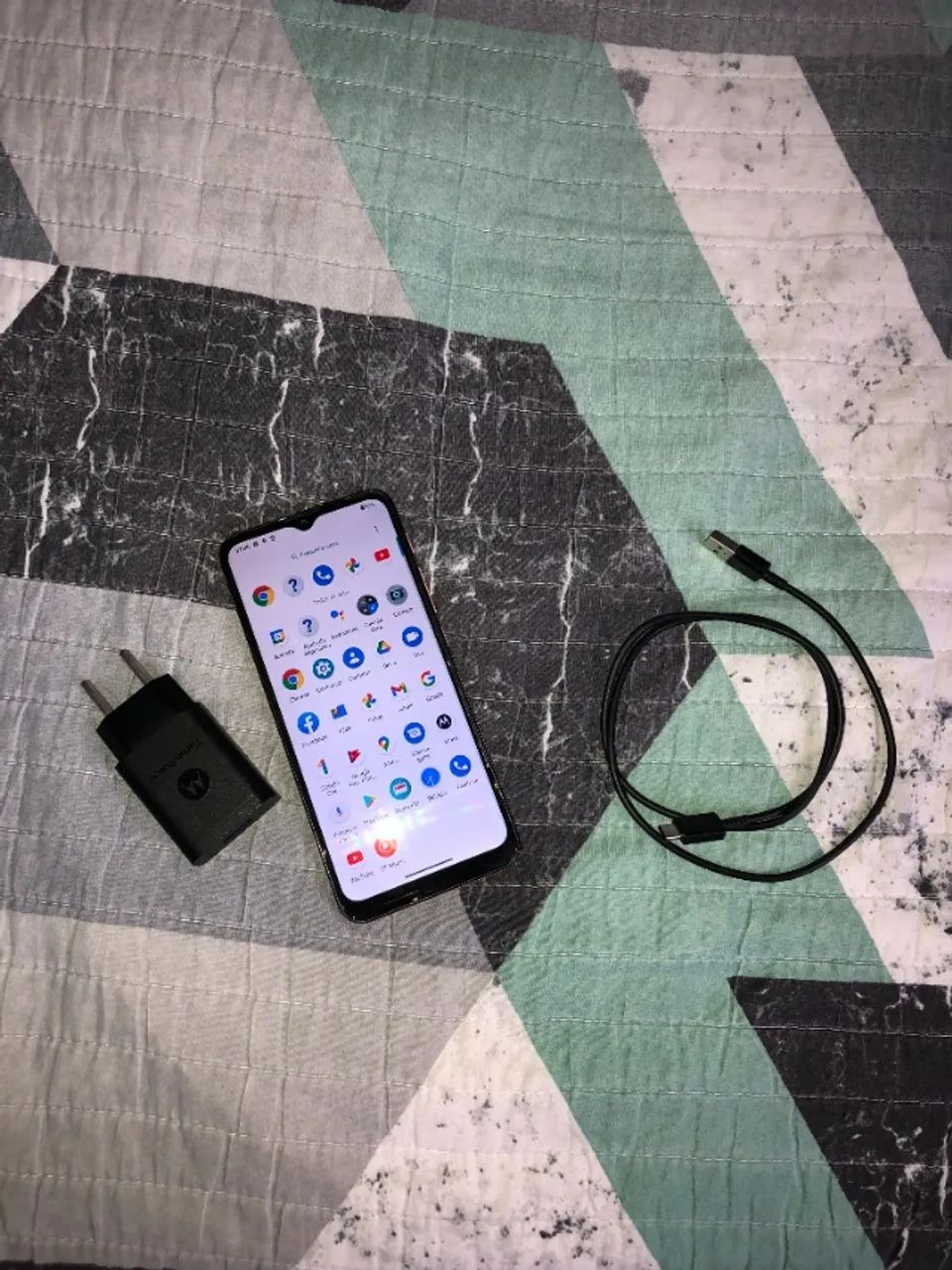 Celular Moto G9 Play + Carregador Original - Foto 5