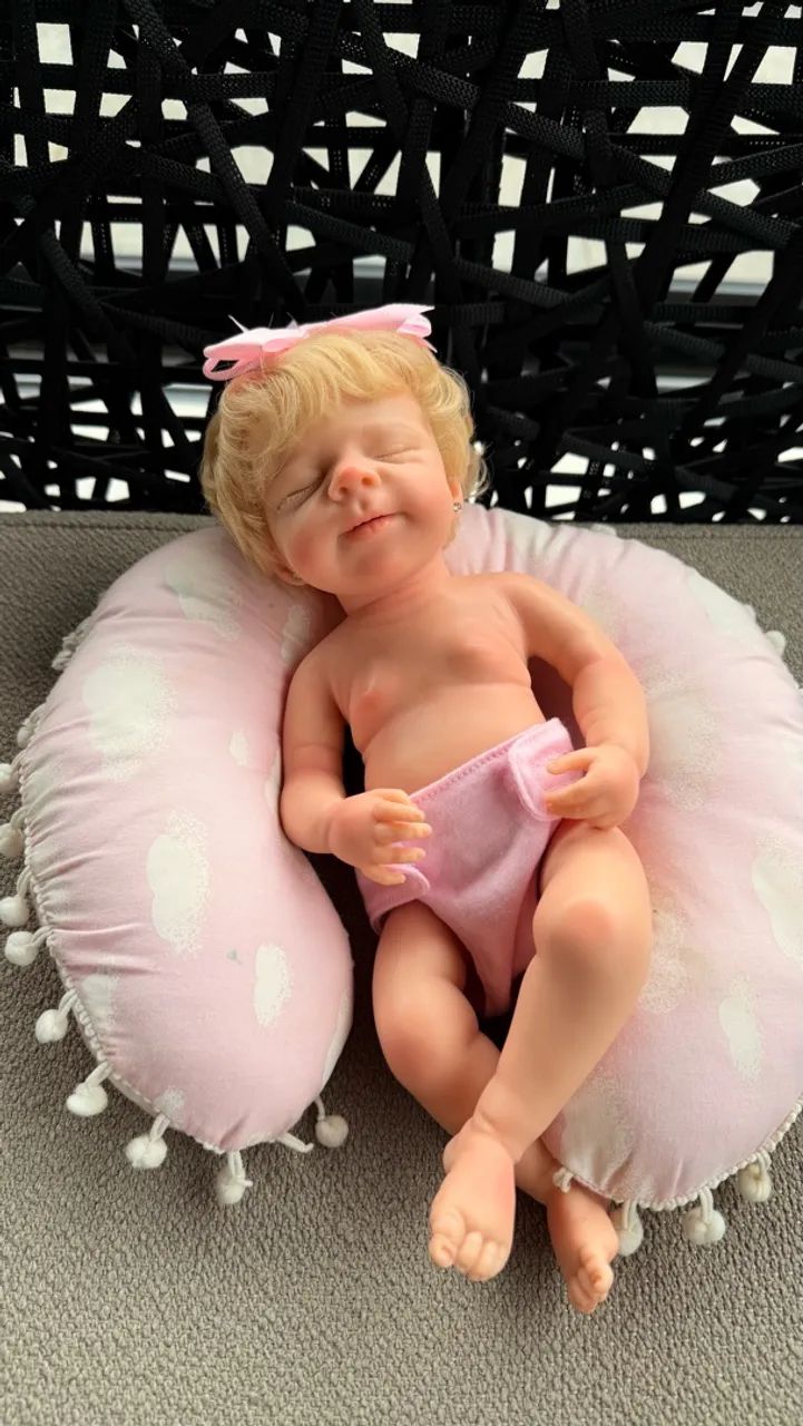 BEBÊ REBORN SILICONE SÓLIDO - Foto 2