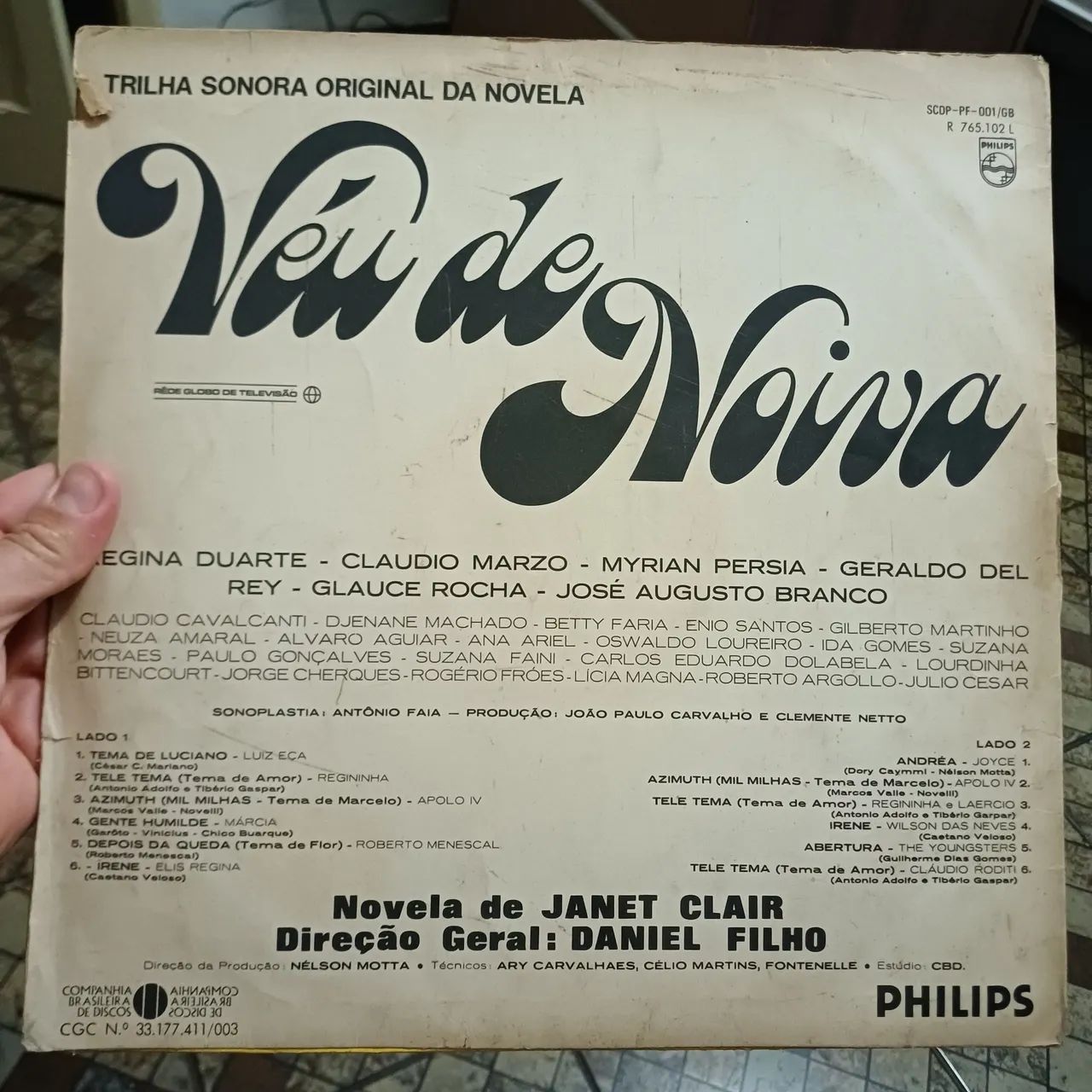 Lp vinil novela Véu de Noiva rede Globo  - Foto 2
