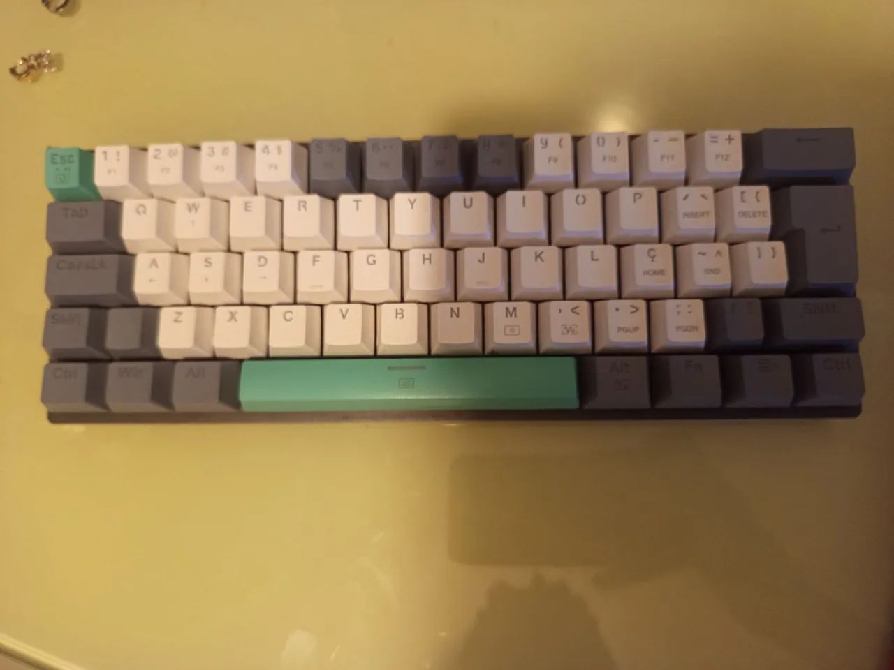 Teclado machenike k500 b61 red switch