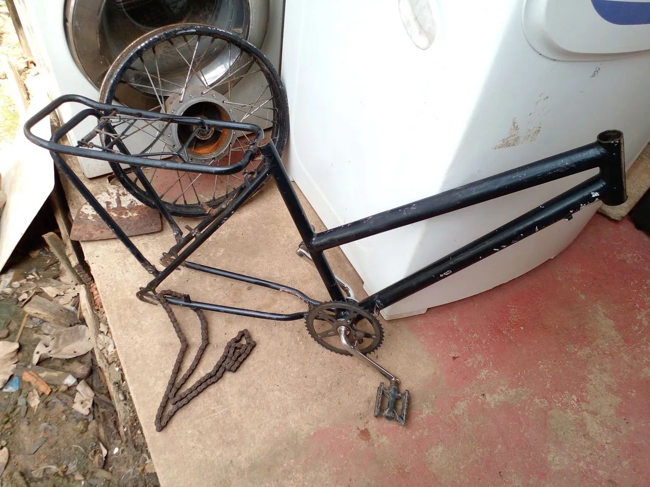 Roda aro 26 e quadro poti - Foto 2