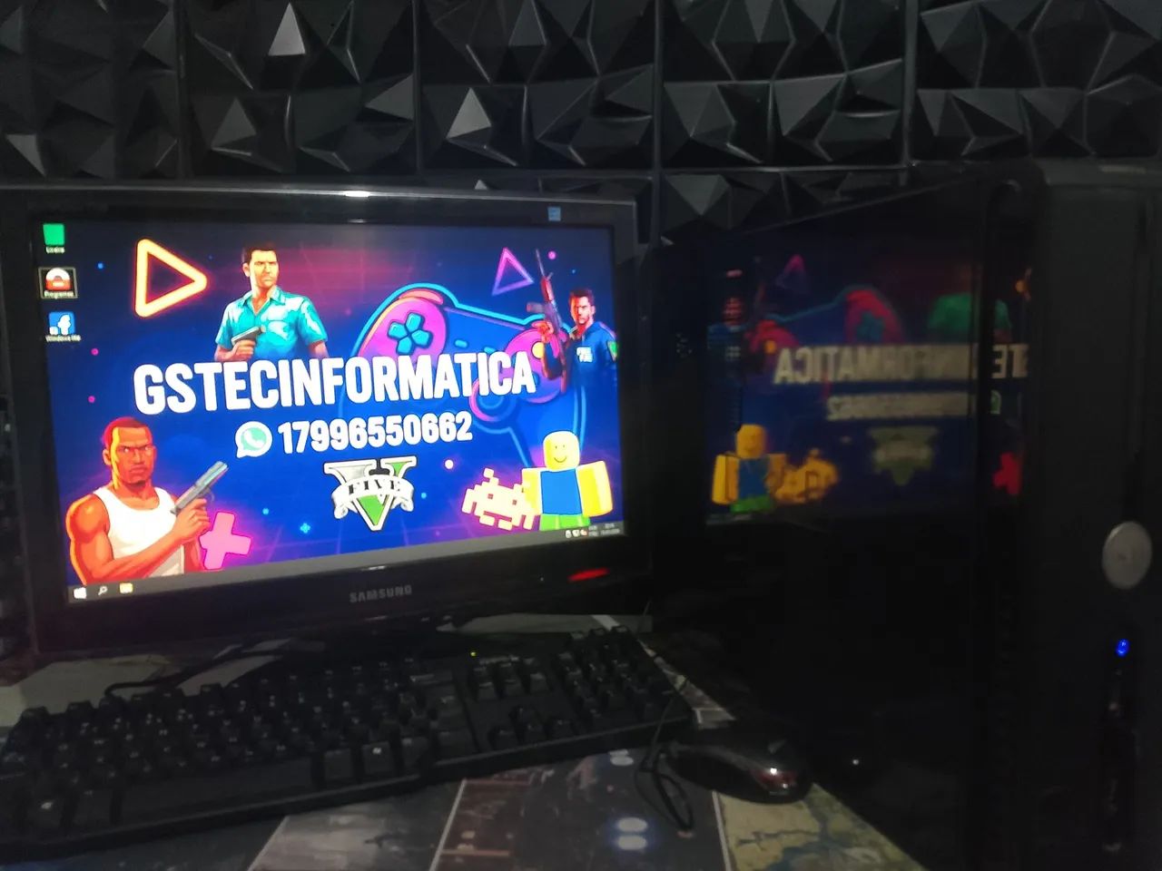 Computador completo semi novo pouco uso entregamos consultar 