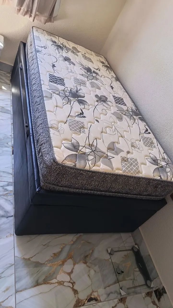 Cama baú + Colchão Solteiro - Foto 3