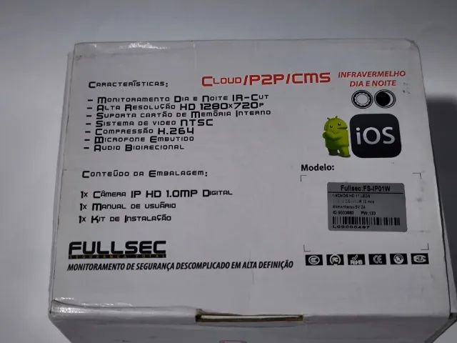 Câmera IP HD sem fio FULLSEC FS-IPO1W - Foto 2