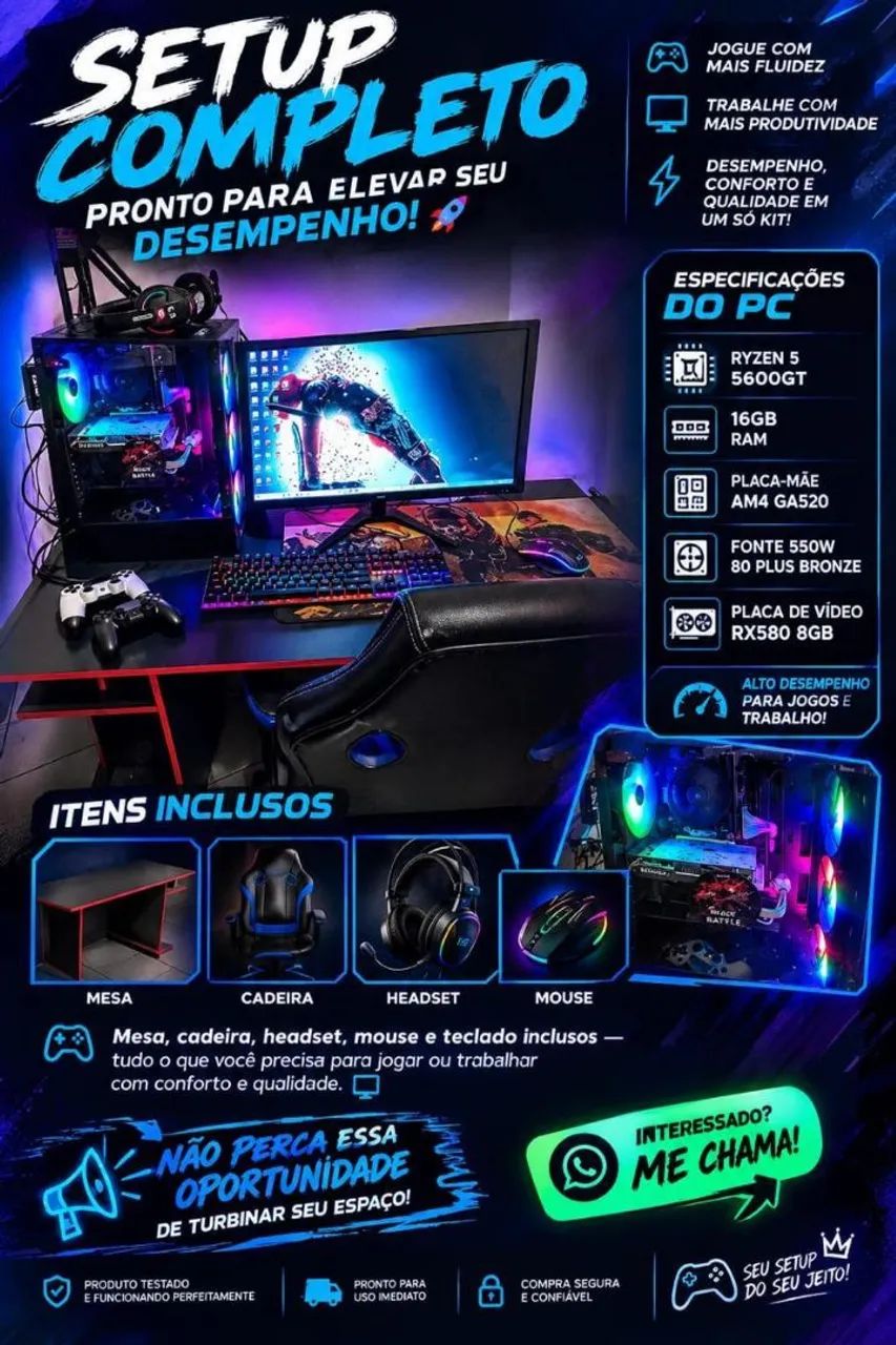 PC GAMER COMPLETO!!!! - Foto 4