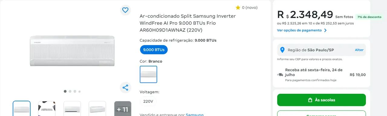 ar condicionado com wifi - Foto 4