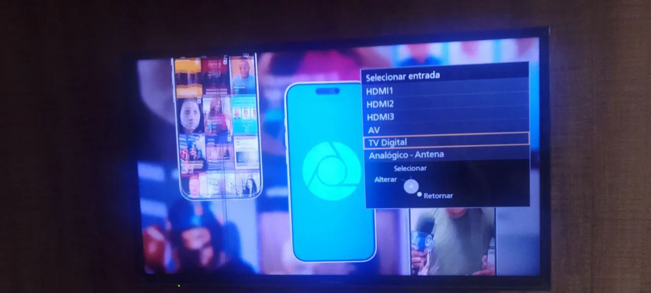 TV 32 polegadas funciona perfeitamente 