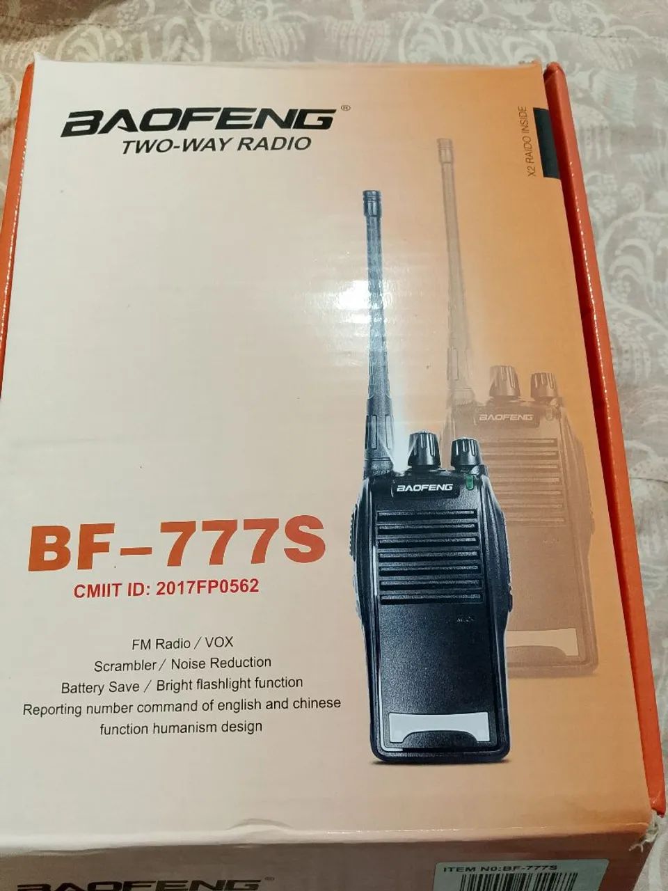 FM Rádio Vox BF-777S Novo