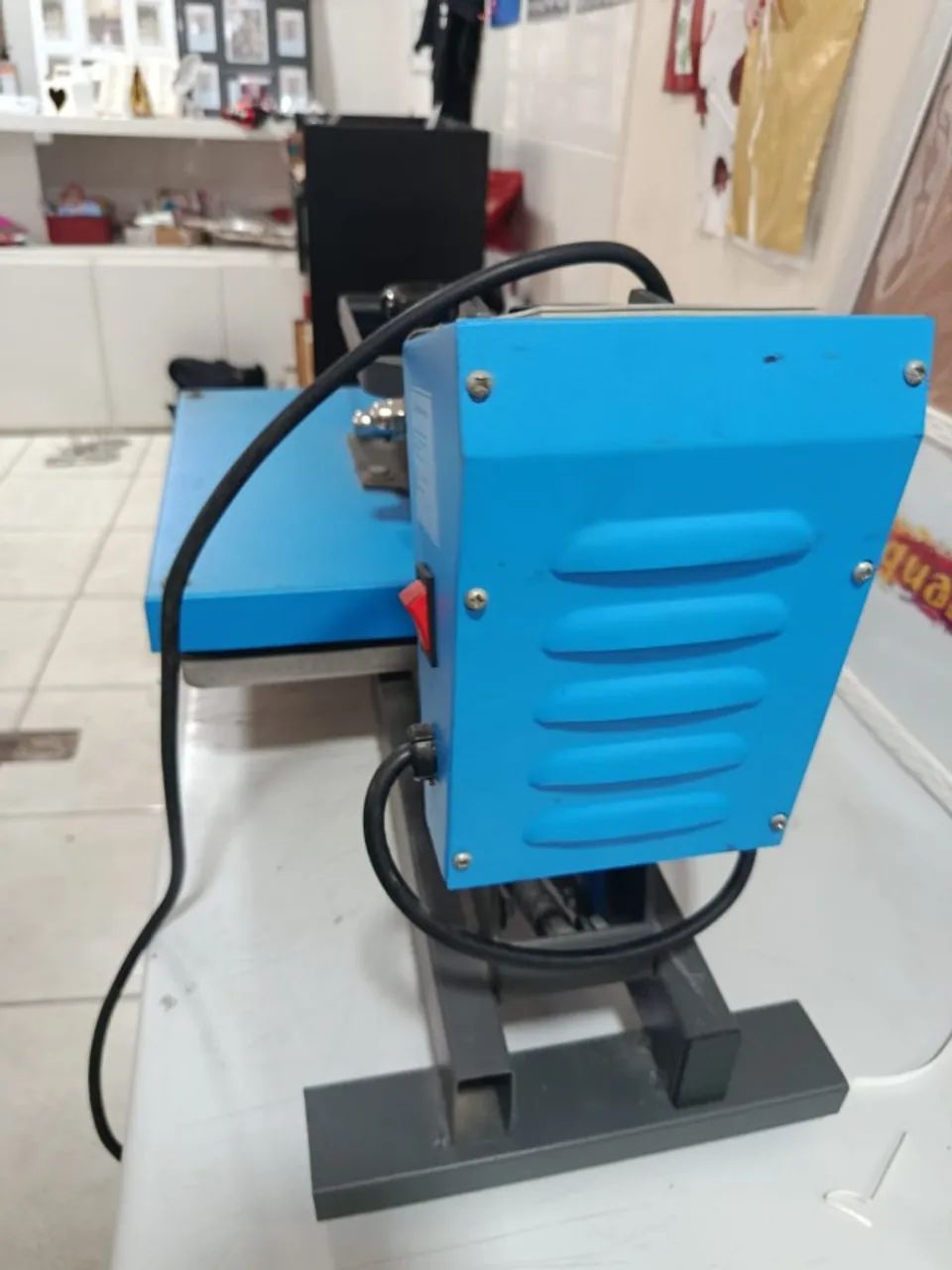 Prensa Térmica Manual Plana - Sublimação/Transfer - Precisa trocar Fio interno - Foto 5