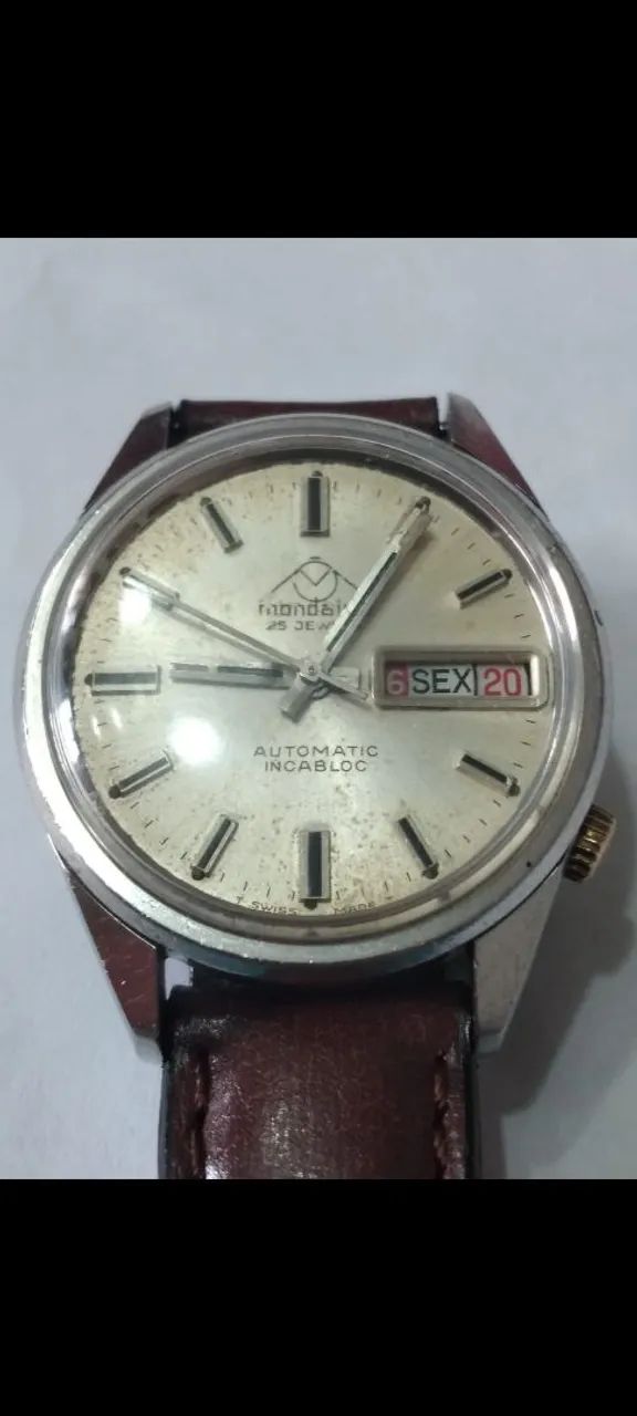 RELÓGIO ANTIGO MONDAINE 