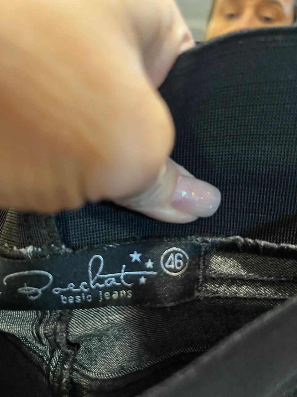 Calça jeans preta - Foto 2
