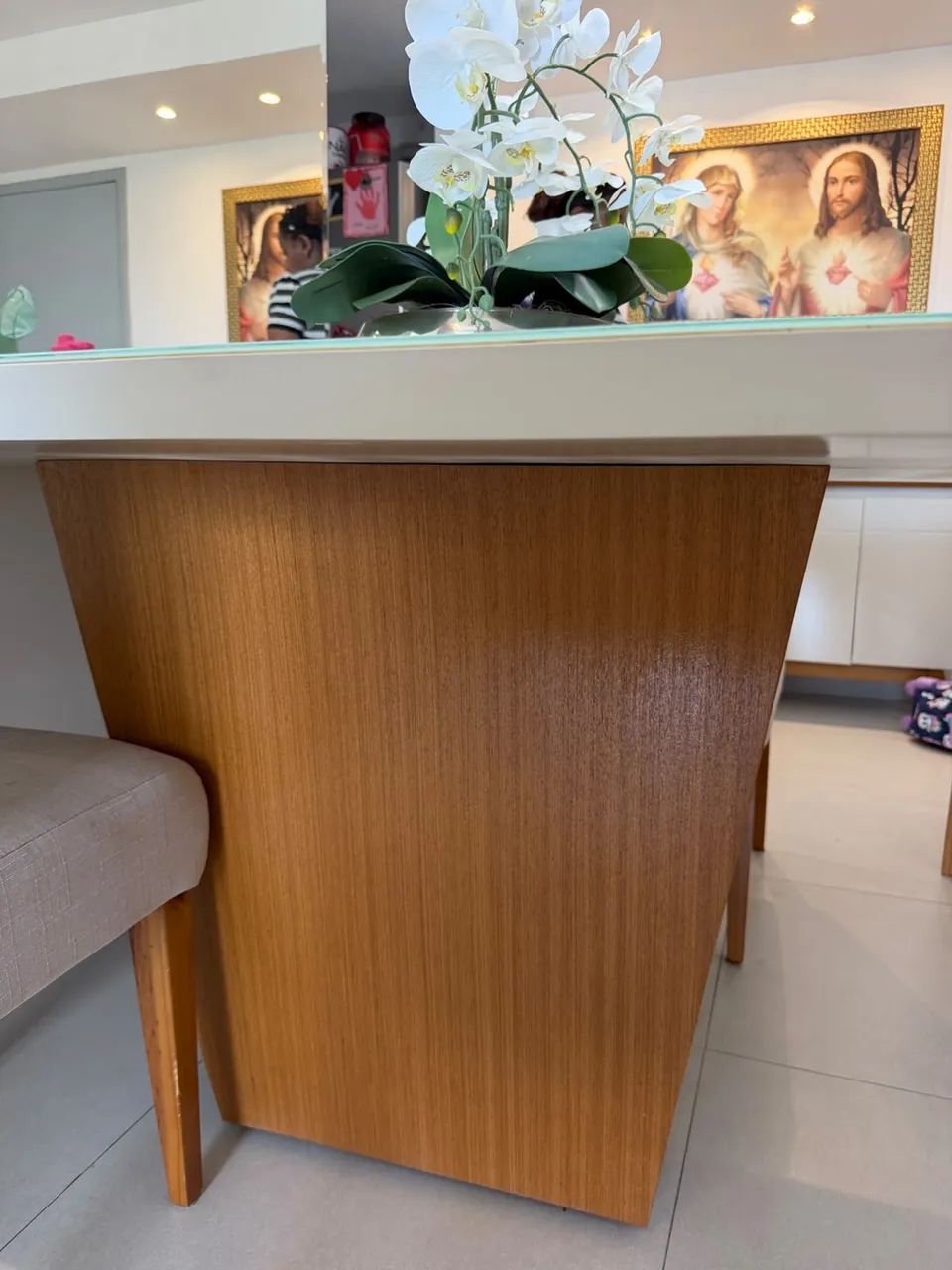 MESA DE JANTAR QUADRADA 8 LUGARES - VILA BELO - Foto 2