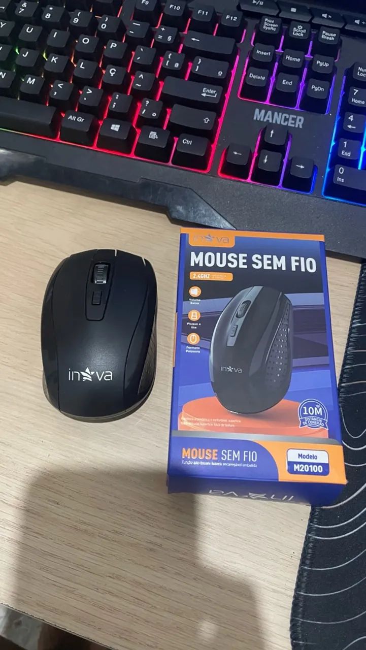 Mouse sem fio da INOVA - Foto 4
