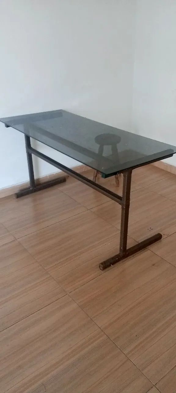 Mesa de vidro, com fibra - Foto 3
