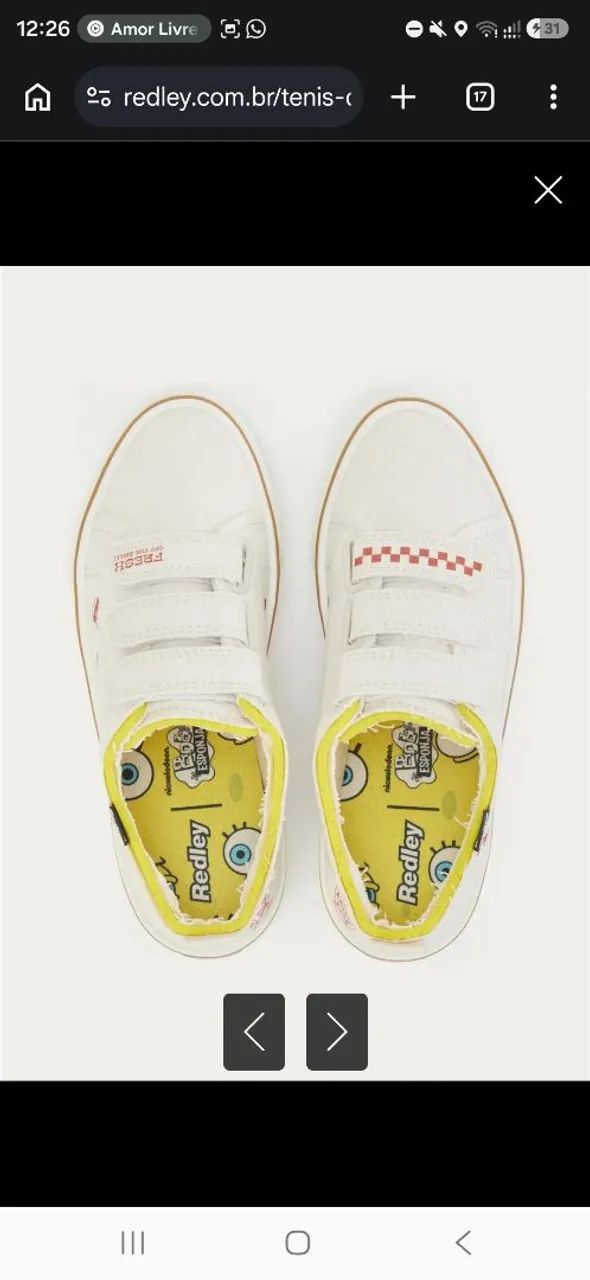 TÊNIS REDLEY BOB ESPONJA - Foto 5