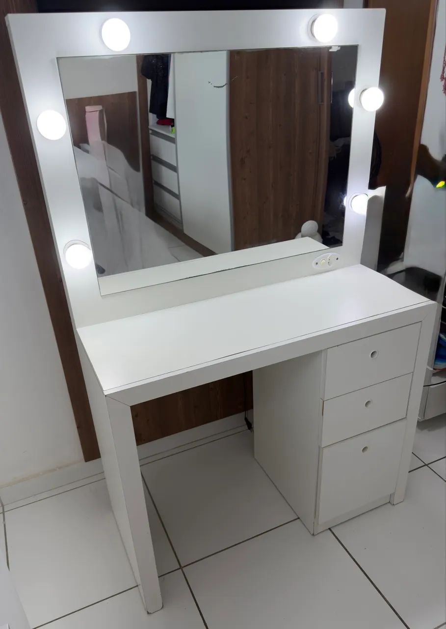 Dressing Table with Vanity Mirror65578337738753124