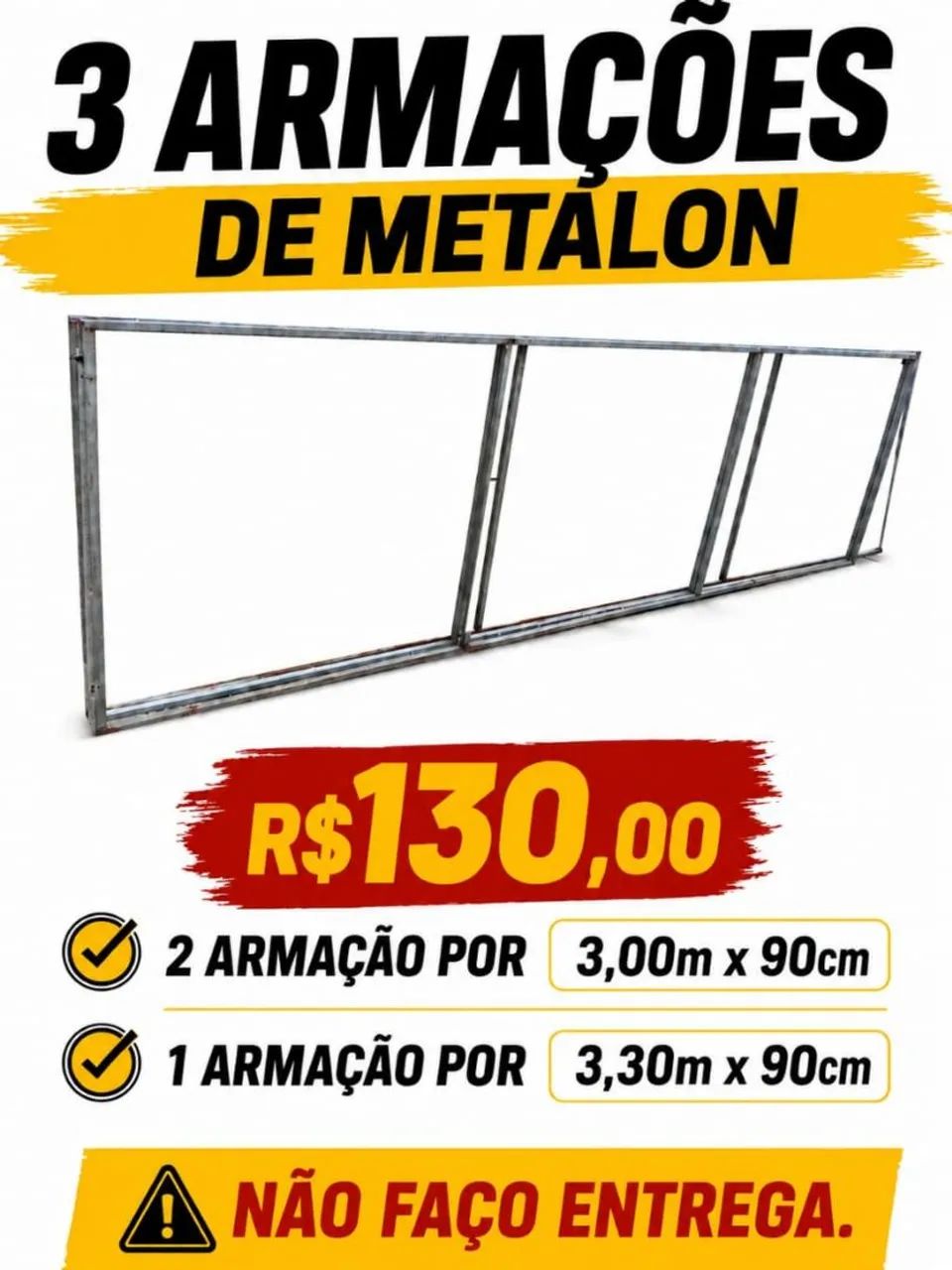 Armações de Metalon 1