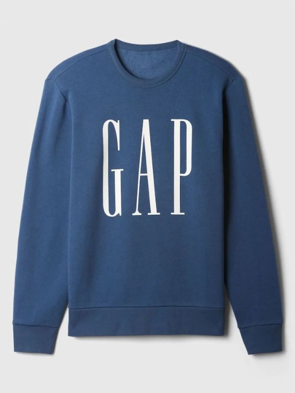 Blusa de Moletom Fechada GAP Logo Azul - Foto 5