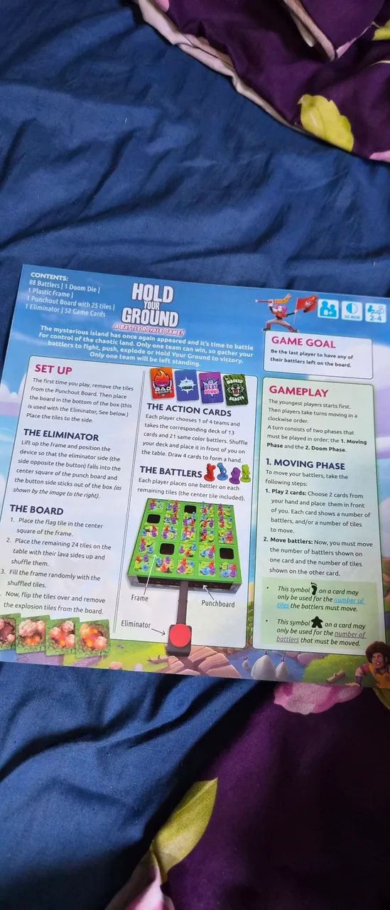 Jogo de tabuleiro Hold your ground tipo Fortnite super divertido para todas as idades - Foto 4
