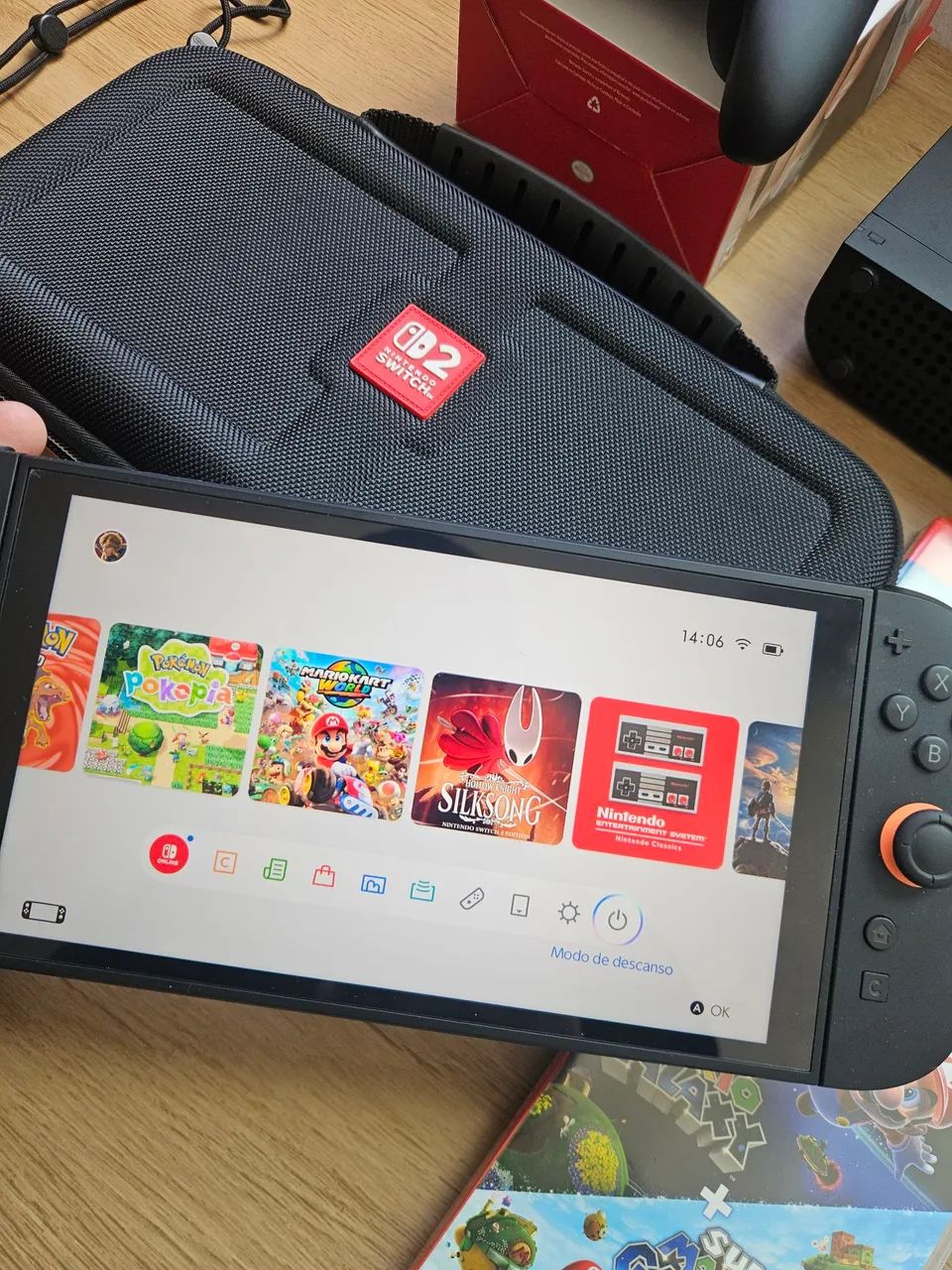 Nintendo Switch 2 + Pro Controller 2 e vários itens - Foto 2