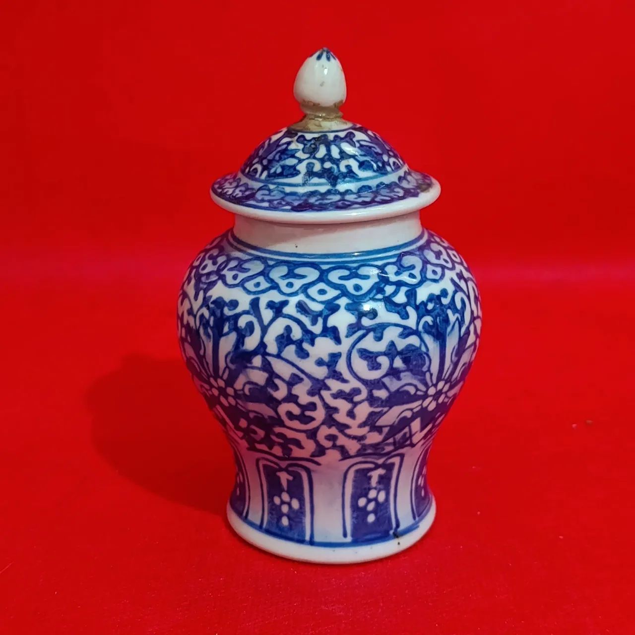 Potiche Porcelana Chinesa 11cm 