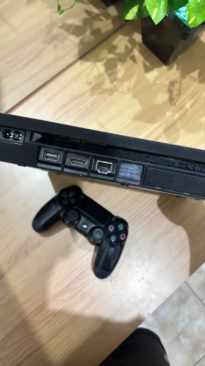 PS4 SLIM + Controle Original - Foto 2