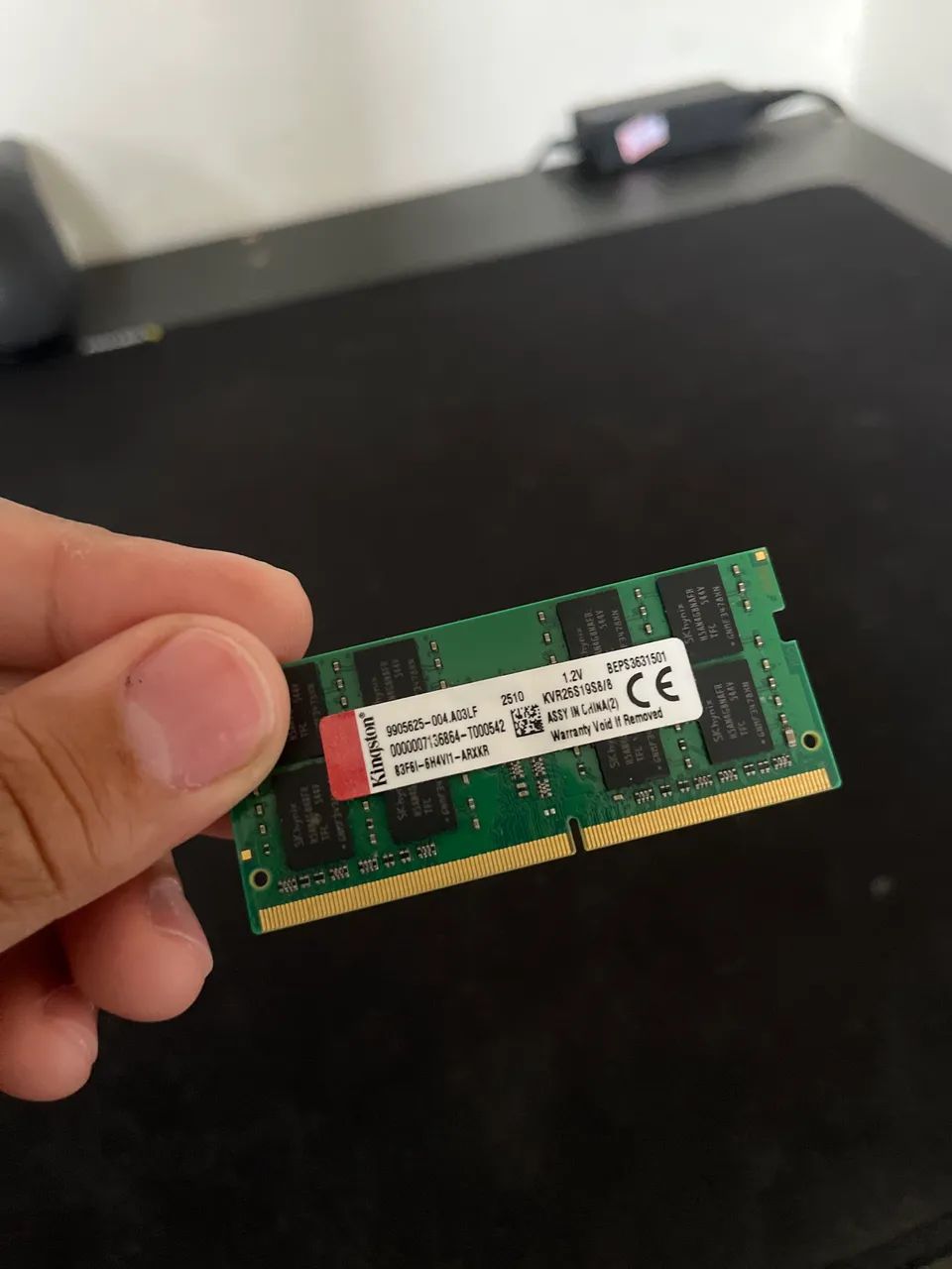 Pente Memória RAM DDR4 Kingston 8GB