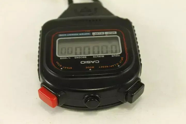 Cronômetro Casio Hs 10w - Perfeito Com Caixa E Manual - Foto 2