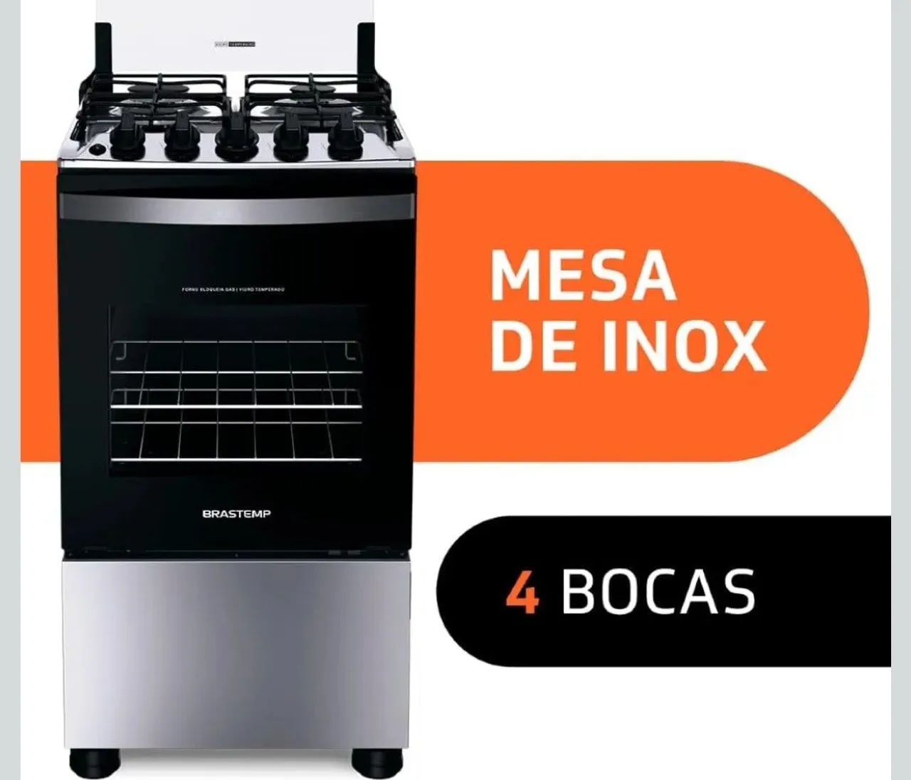 Fogão 4 bocas Brastemp - Ler anúncio - Foto 2